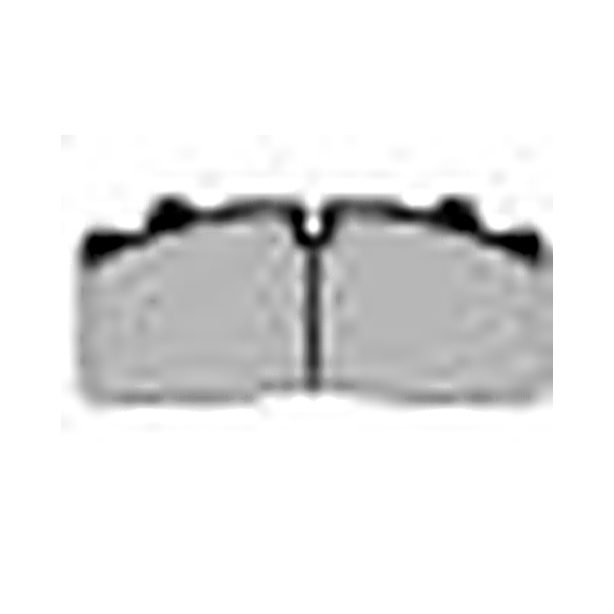 HMOE brake pad reference image enlarged from original Excel catalog row 4; confirm dimensions and fitment before ordering
