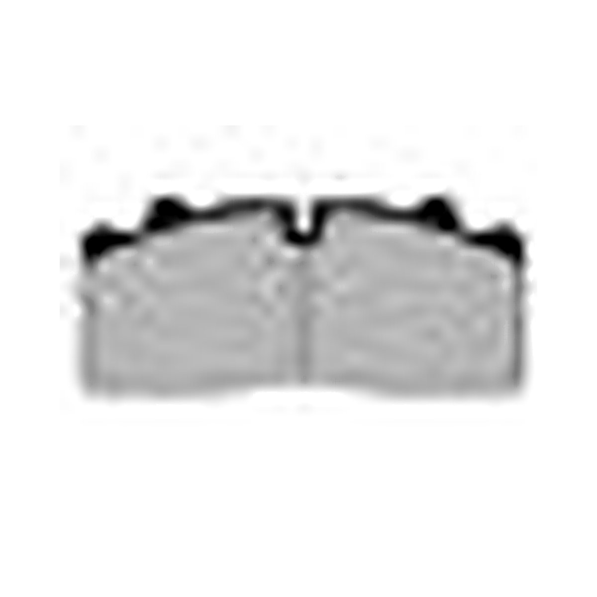 HMOE brake pad reference image enlarged from original Excel catalog row 5; confirm dimensions and fitment before ordering