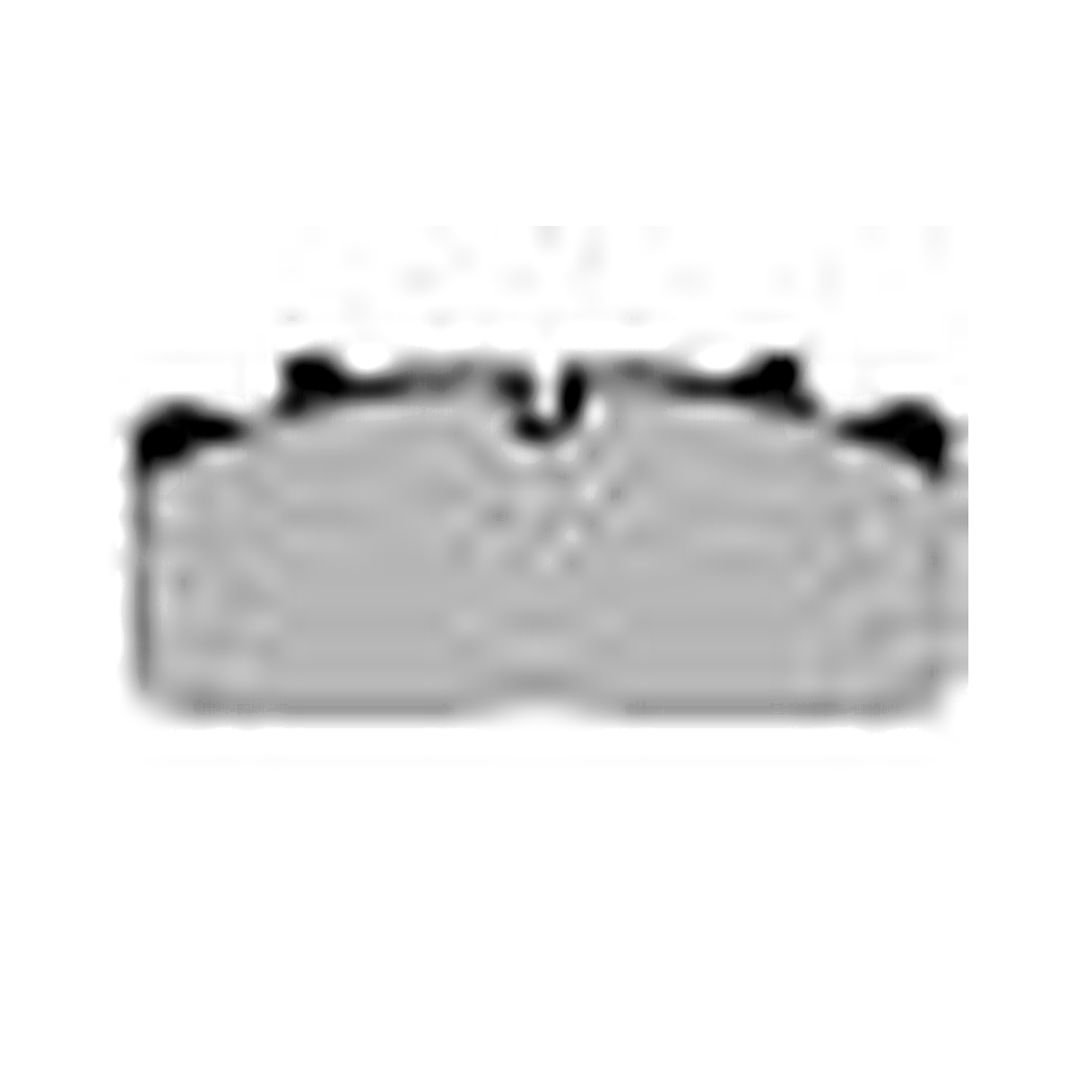 HMOE brake pad reference image enlarged from original Excel catalog row 6; confirm dimensions and fitment before ordering