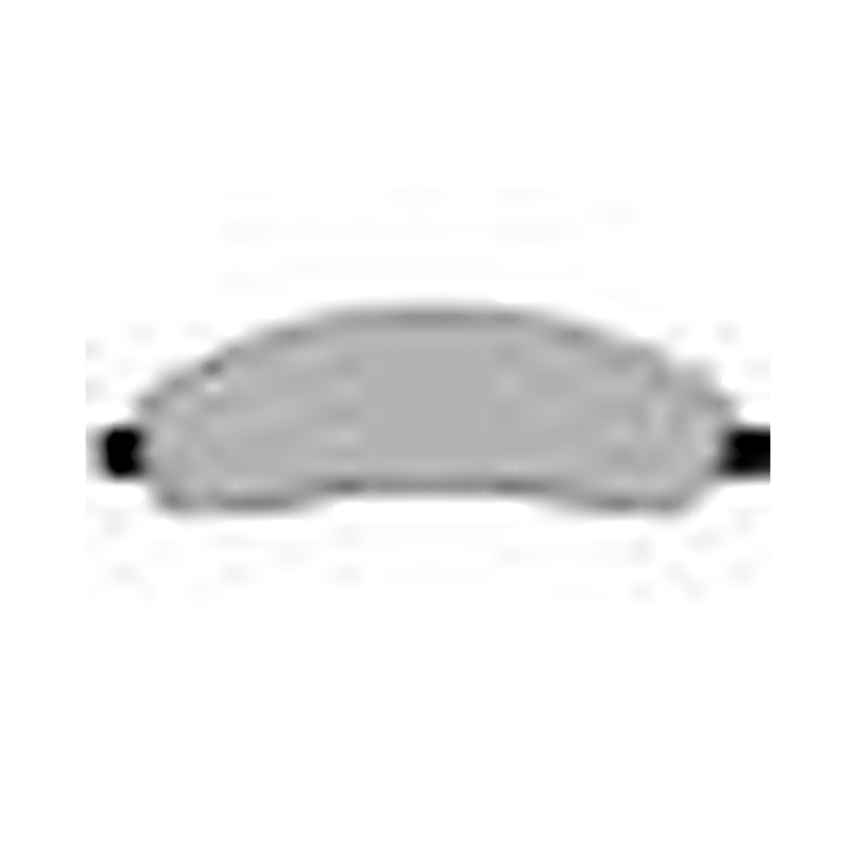 HMOE brake pad reference image enlarged from original Excel catalog row 8; confirm dimensions and fitment before ordering