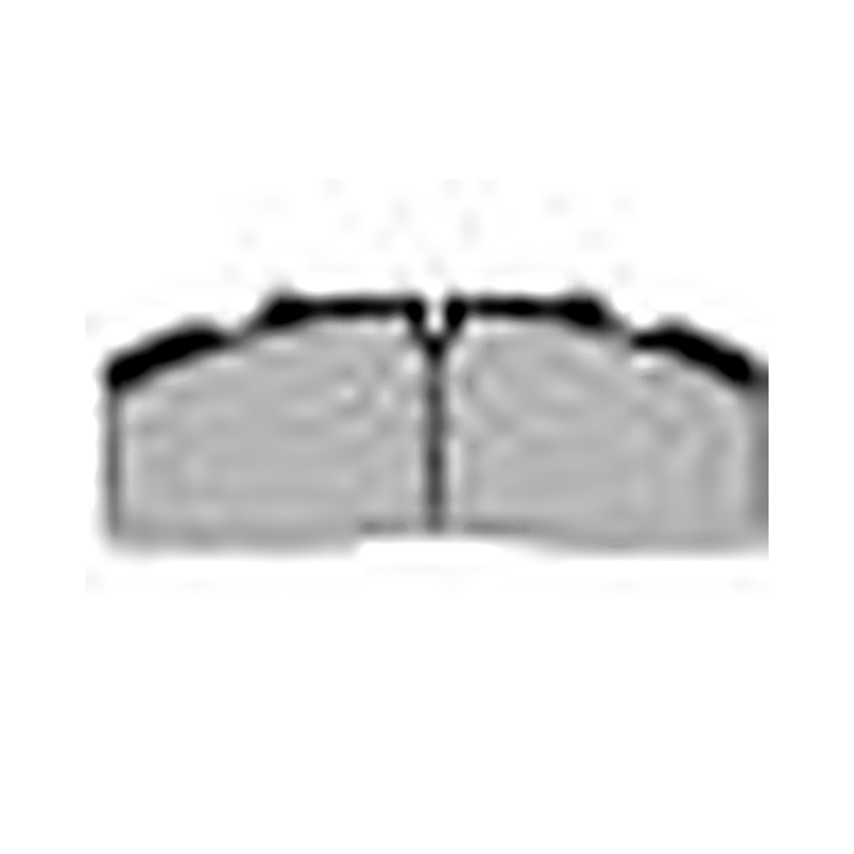 HMOE brake pad reference image enlarged from original Excel catalog row 9; confirm dimensions and fitment before ordering