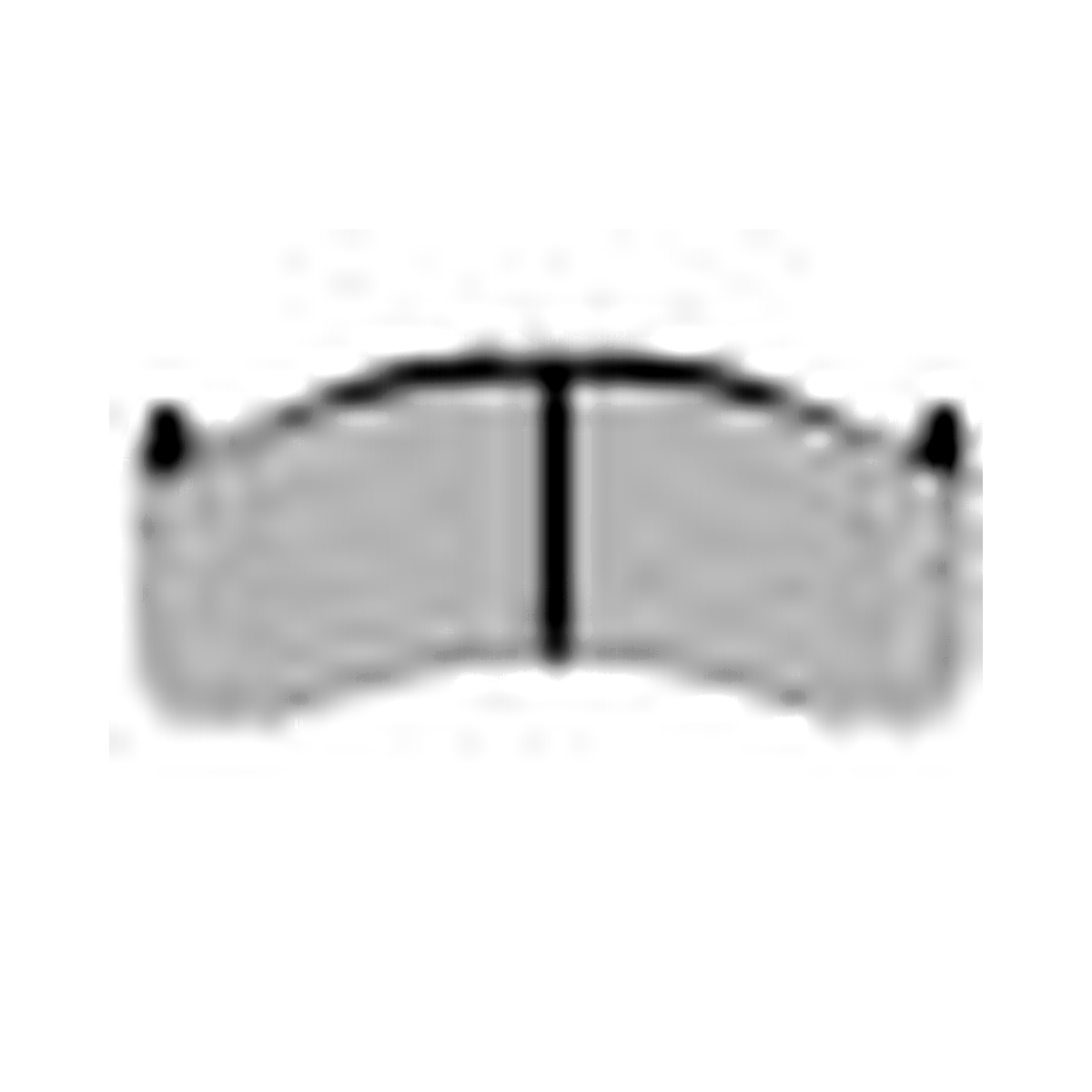HMOE brake pad reference image enlarged from original Excel catalog row 10; confirm dimensions and fitment before ordering