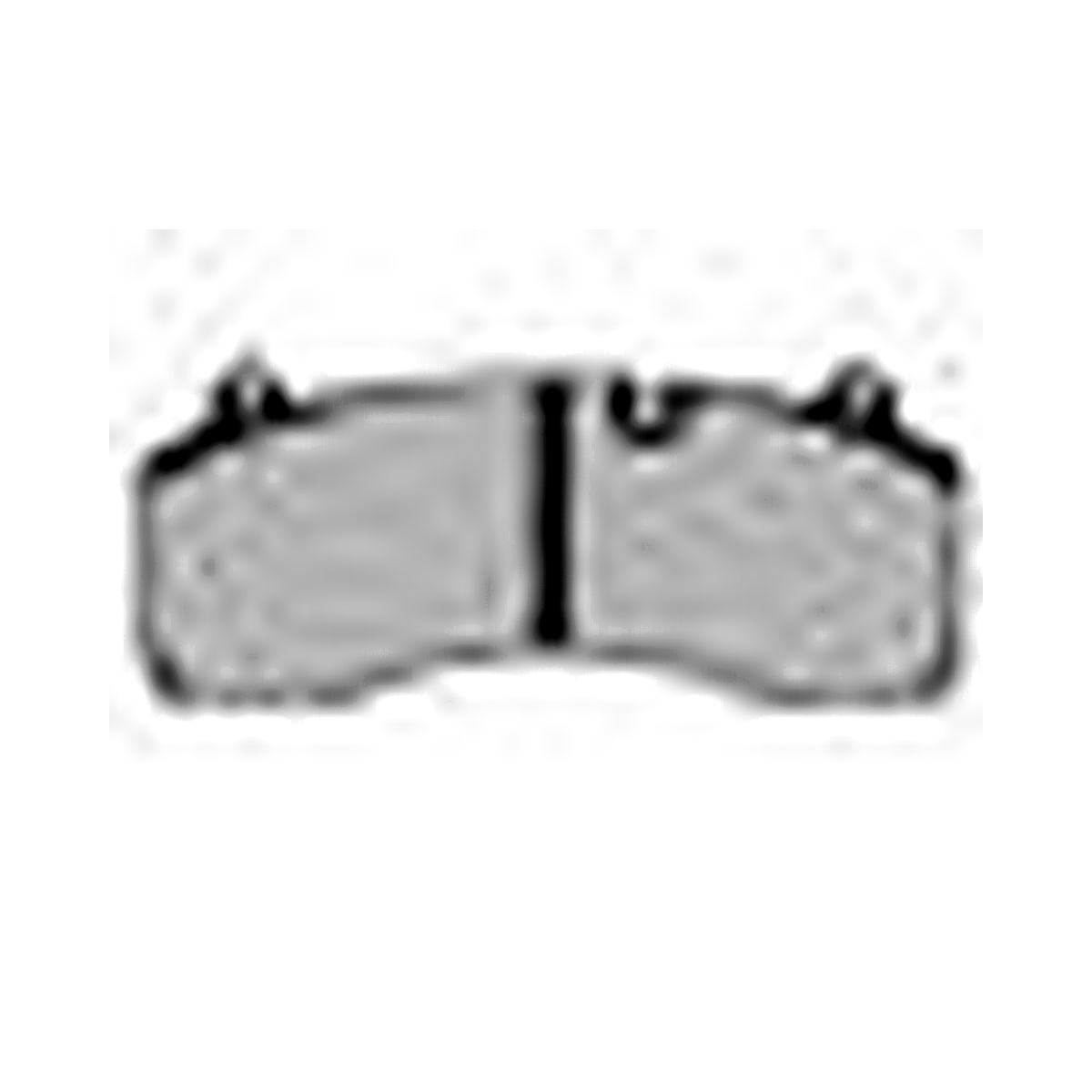 HMOE brake pad reference image enlarged from original Excel catalog row 11; confirm dimensions and fitment before ordering