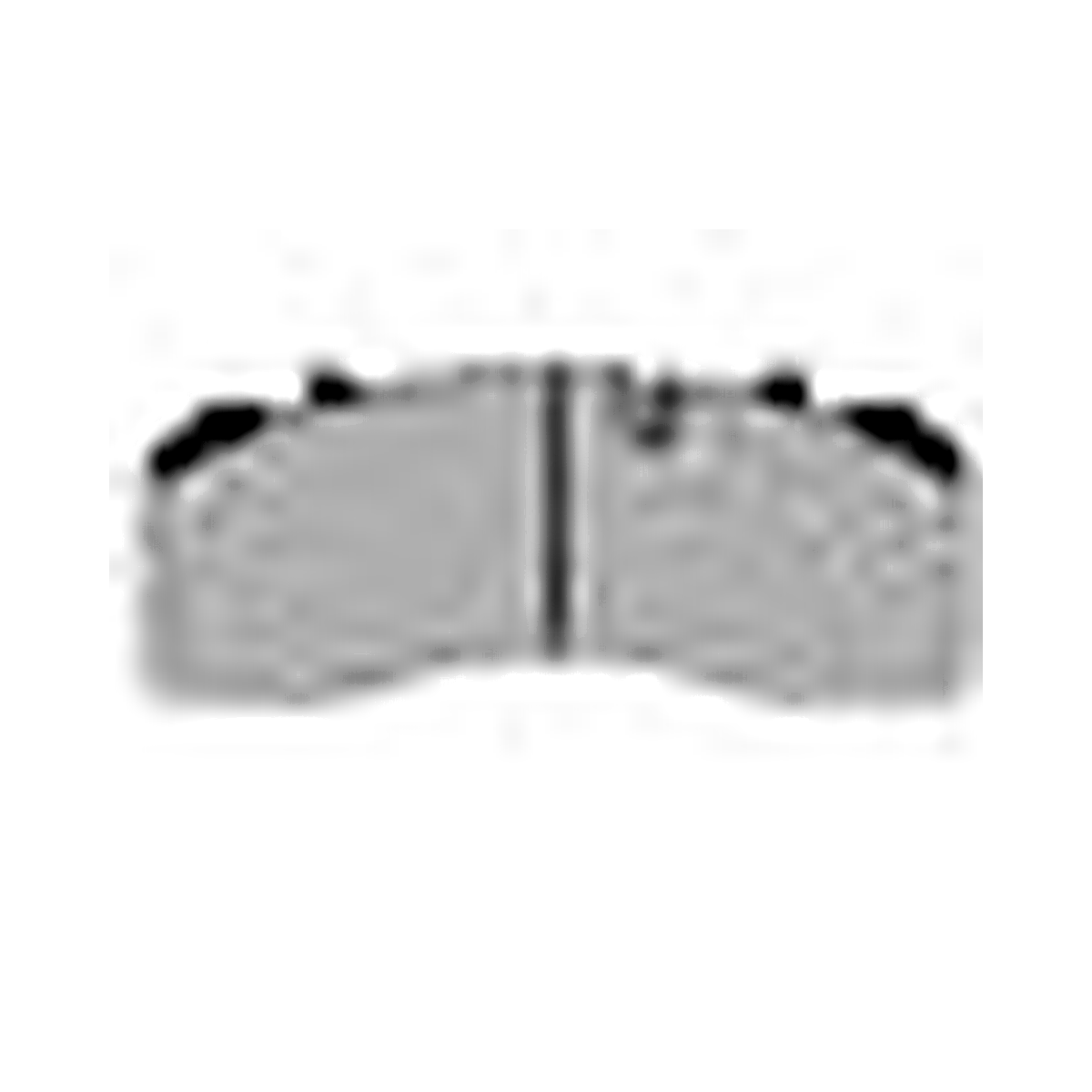 HMOE brake pad reference image enlarged from original Excel catalog row 12; confirm dimensions and fitment before ordering