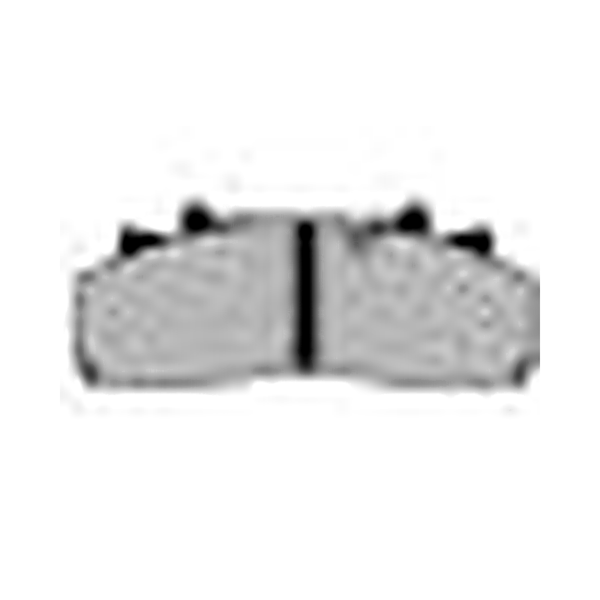 HMOE brake pad reference image enlarged from original Excel catalog row 13; confirm dimensions and fitment before ordering