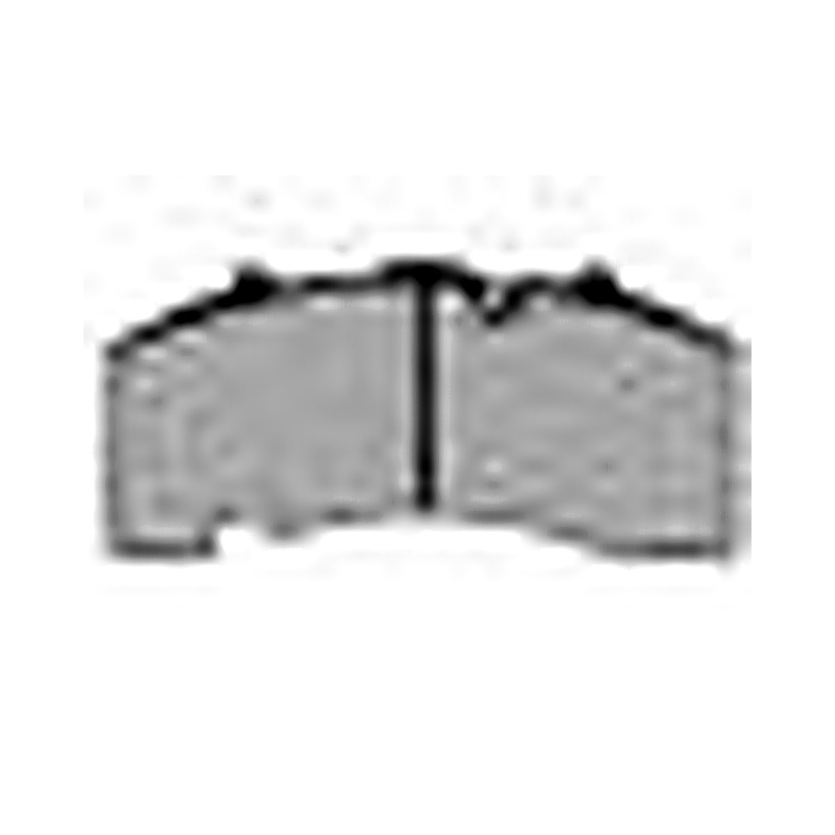 HMOE brake pad reference image enlarged from original Excel catalog row 14; confirm dimensions and fitment before ordering