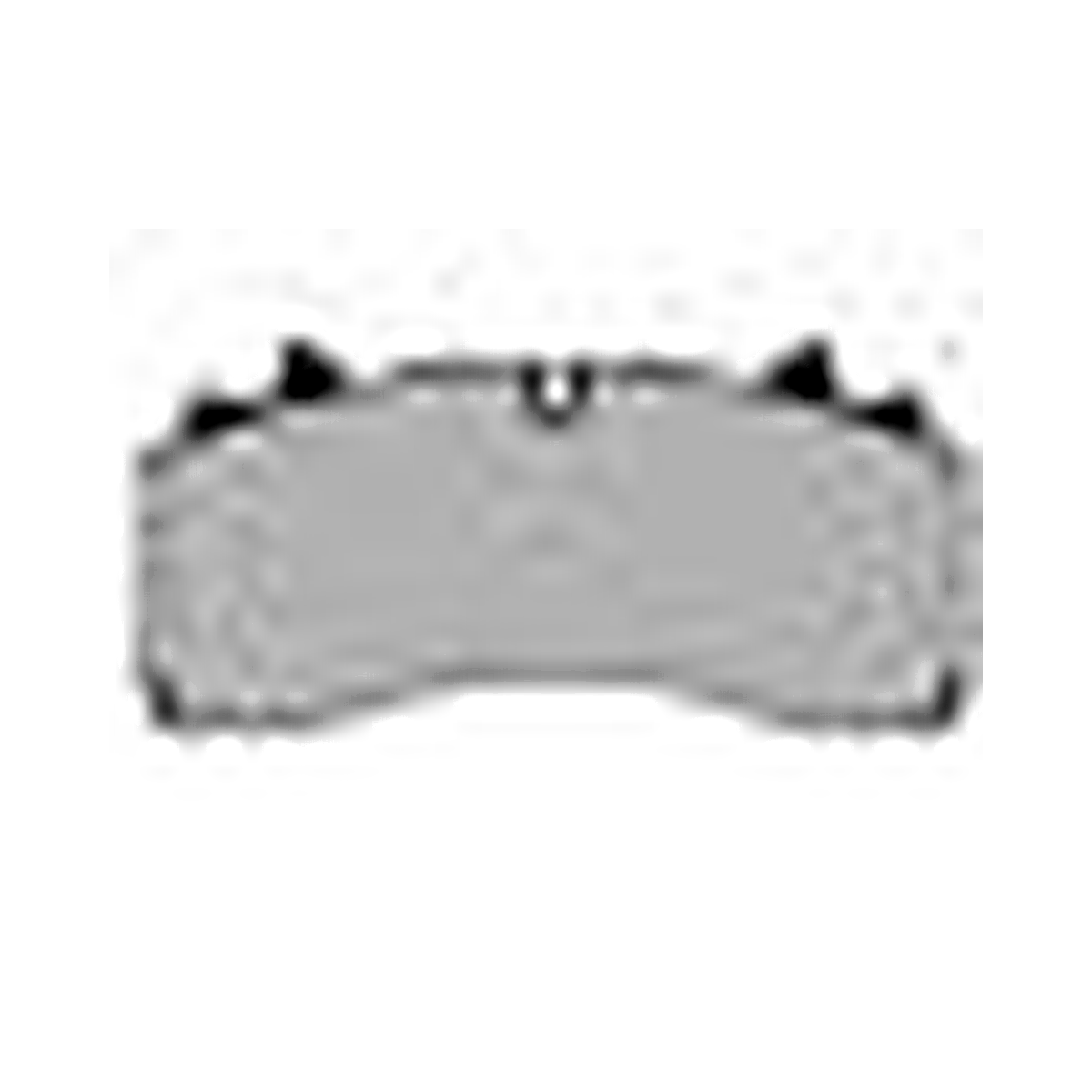 HMOE brake pad reference image enlarged from original Excel catalog row 16; confirm dimensions and fitment before ordering