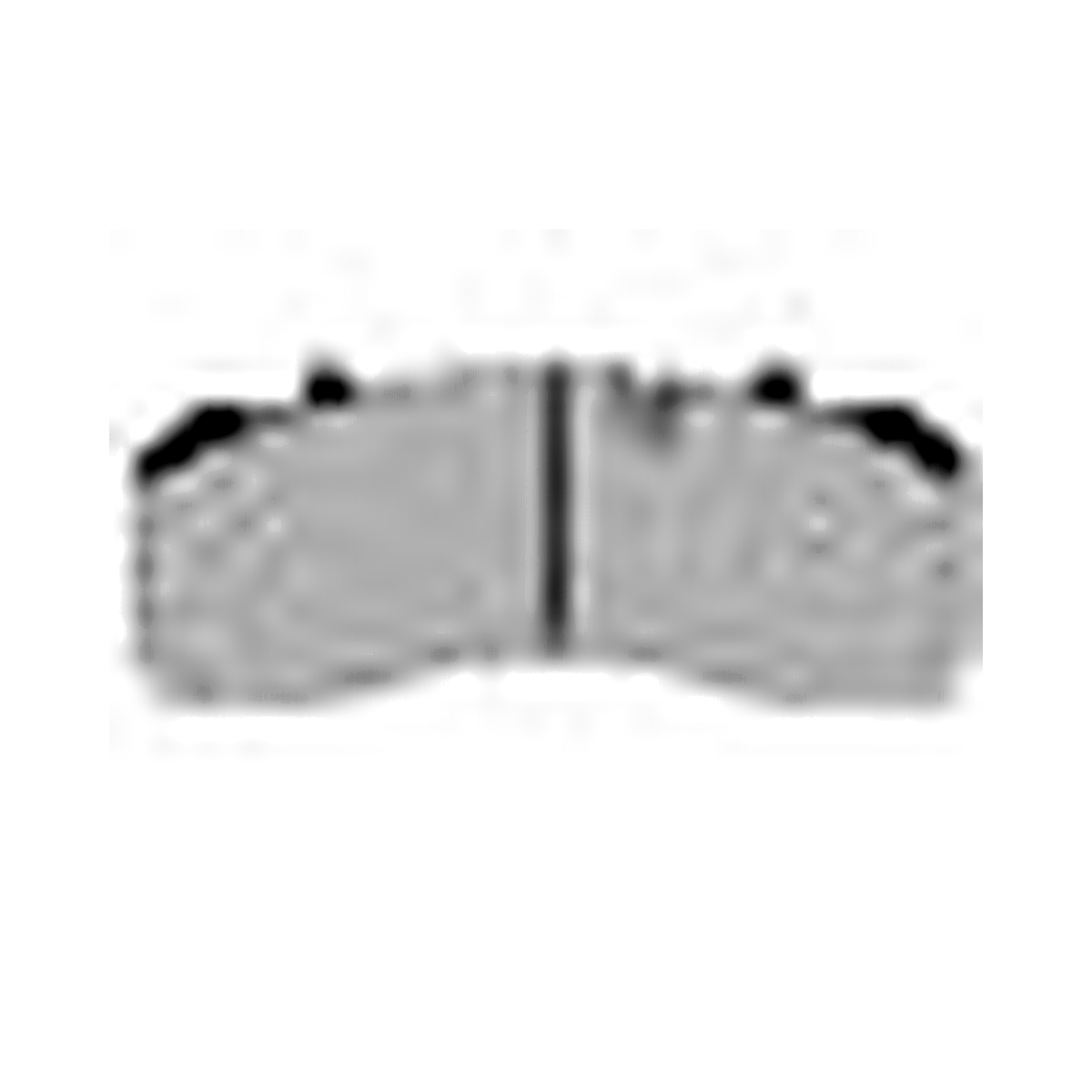 HMOE brake pad reference image enlarged from original Excel catalog row 18; confirm dimensions and fitment before ordering