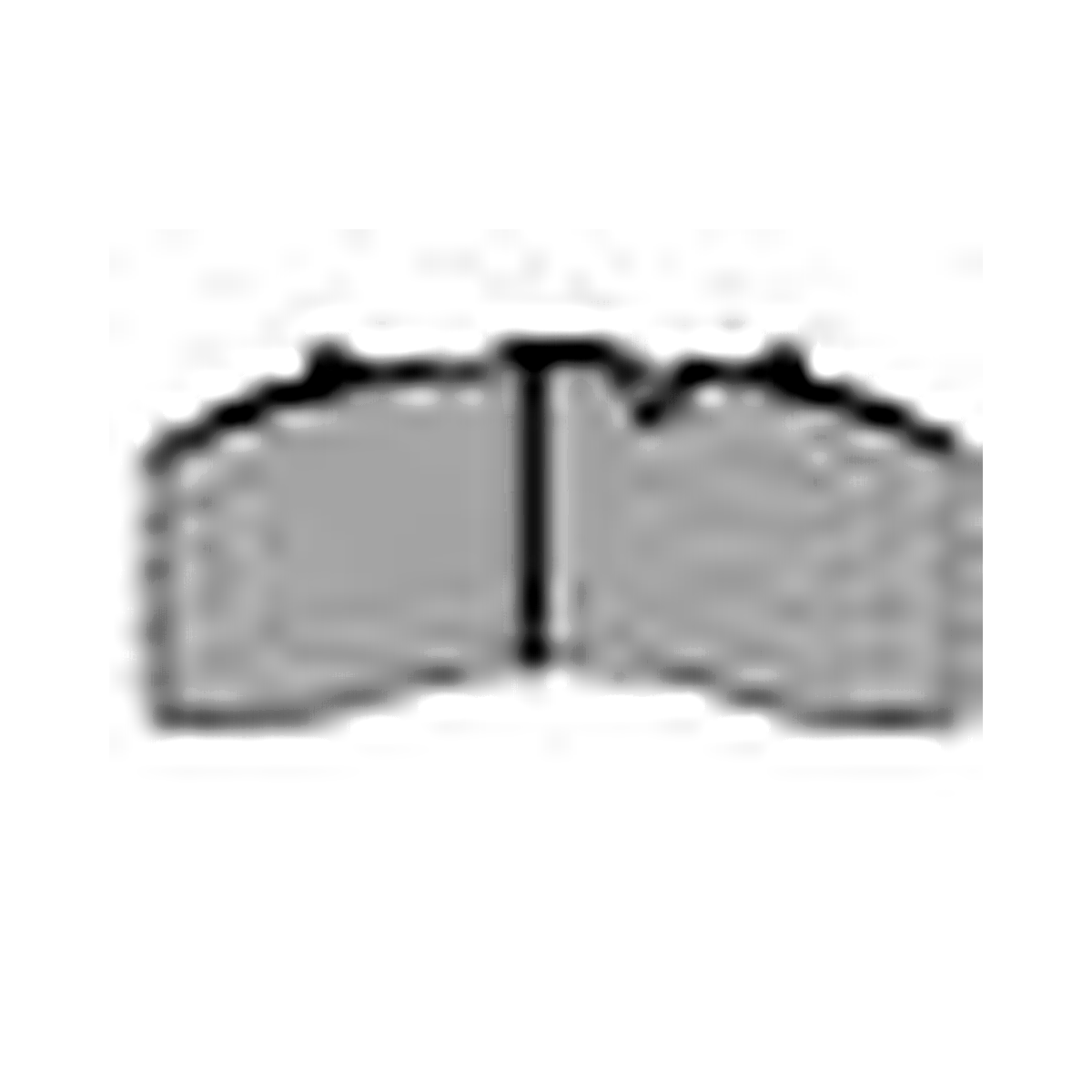 HMOE brake pad reference image enlarged from original Excel catalog row 19; confirm dimensions and fitment before ordering