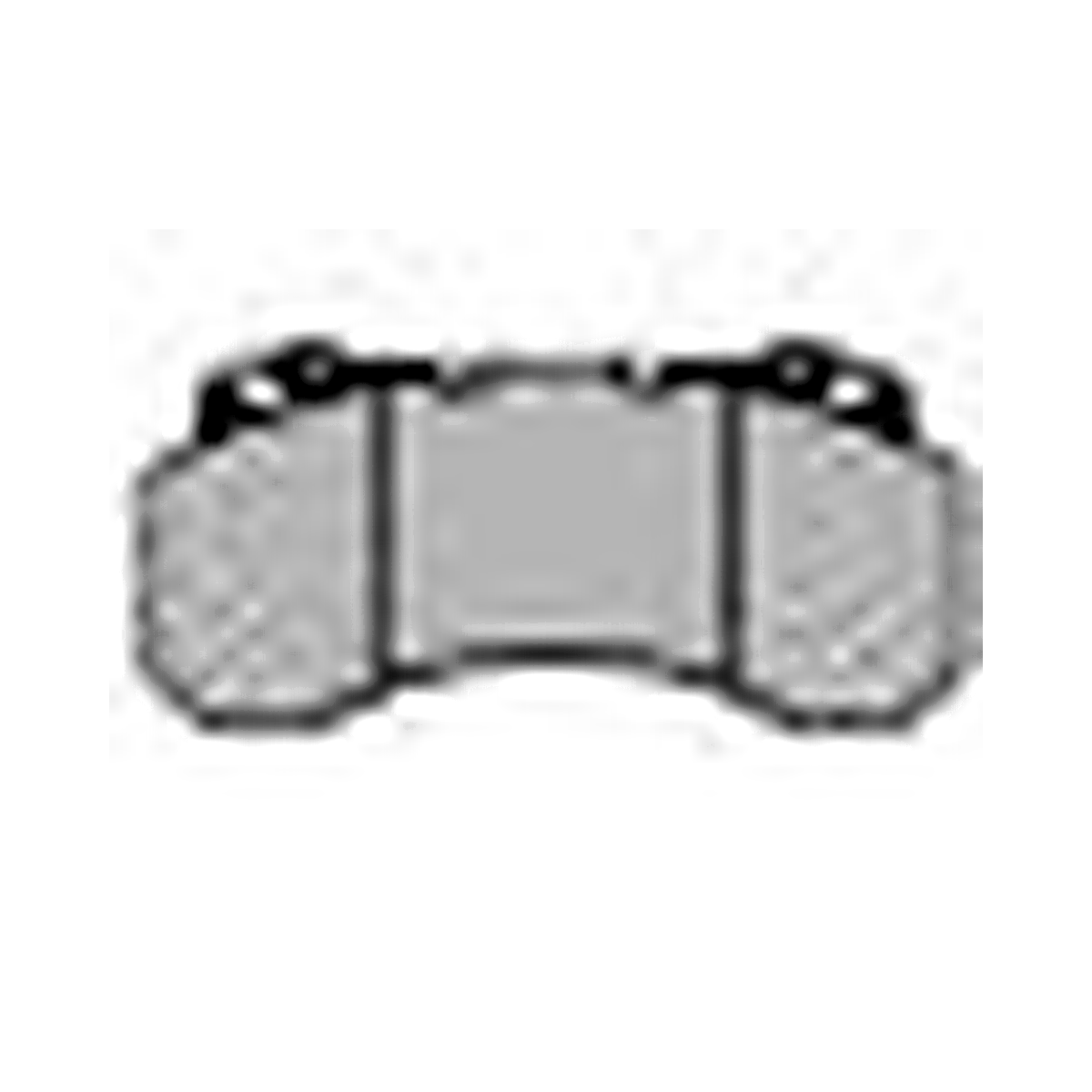 HMOE brake pad reference image enlarged from original Excel catalog row 20; confirm dimensions and fitment before ordering