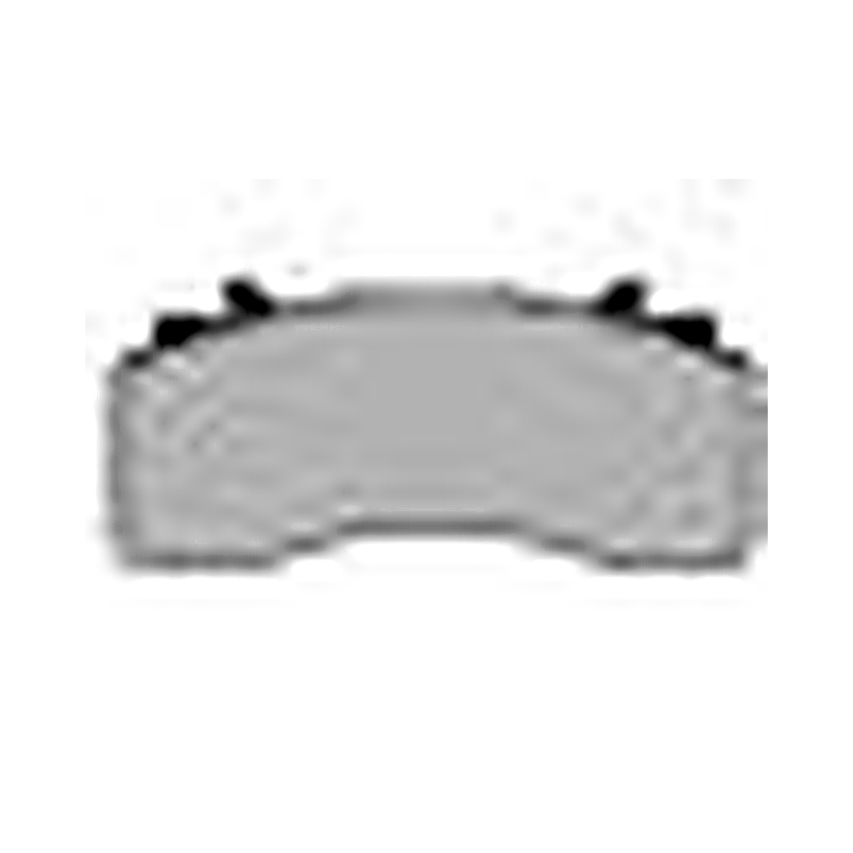 HMOE brake pad reference image enlarged from original Excel catalog row 28; confirm dimensions and fitment before ordering