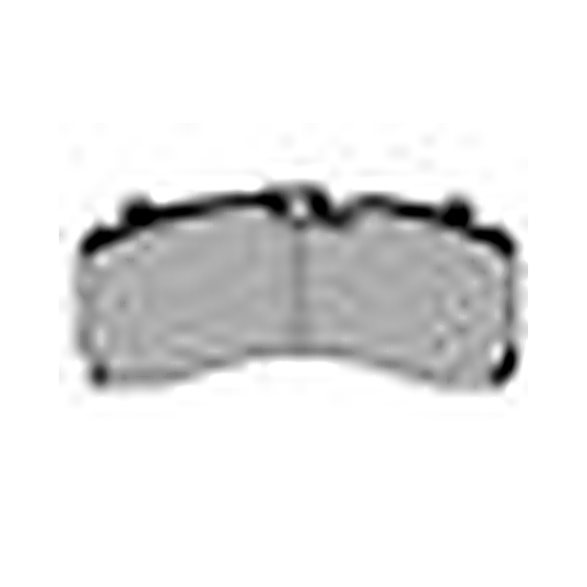 HMOE brake pad reference image enlarged from original Excel catalog row 31; confirm dimensions and fitment before ordering