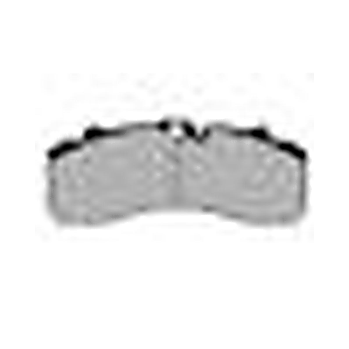 HMOE brake pad reference image enlarged from original Excel catalog row 37; confirm dimensions and fitment before ordering