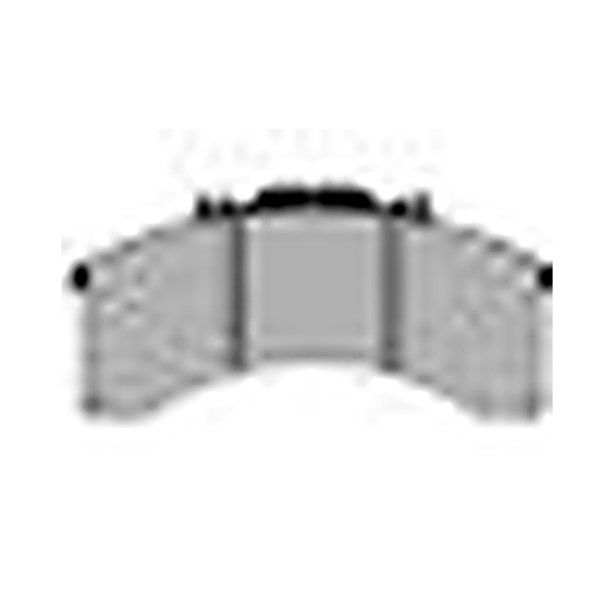 HMOE brake pad reference image enlarged from original Excel catalog row 39; confirm dimensions and fitment before ordering