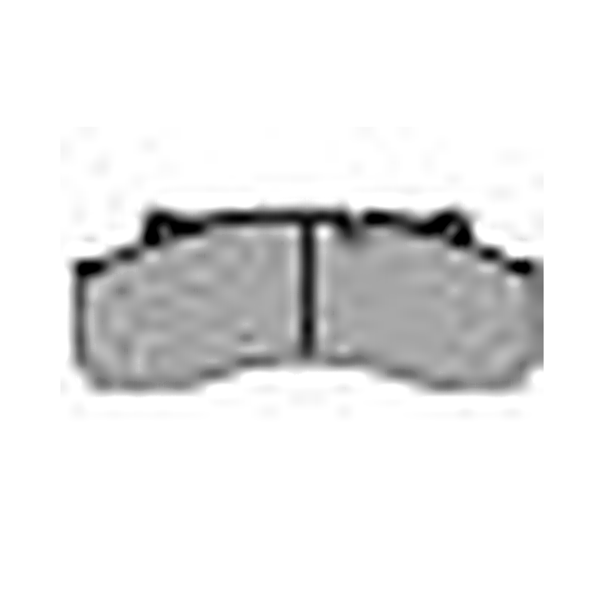 HMOE brake pad reference image enlarged from original Excel catalog row 42; confirm dimensions and fitment before ordering