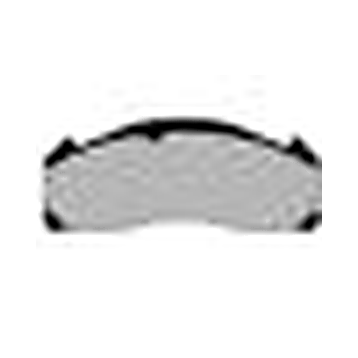 HMOE brake pad reference image enlarged from original Excel catalog row 44; confirm dimensions and fitment before ordering
