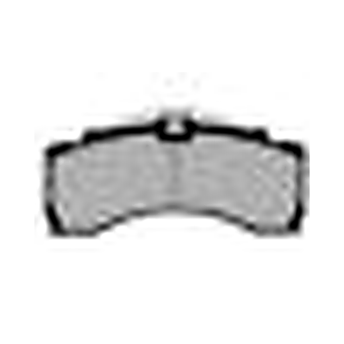 HMOE brake pad reference image enlarged from original Excel catalog row 50; confirm dimensions and fitment before ordering