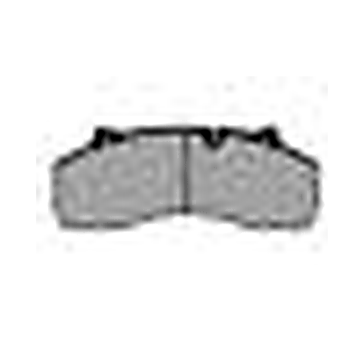 HMOE brake pad reference image enlarged from original Excel catalog row 55; confirm dimensions and fitment before ordering