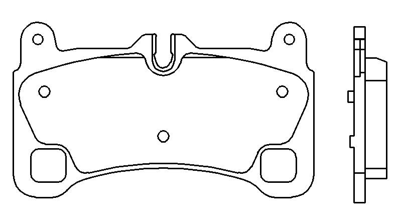 HMOE HD202 brake pad reference drawing from HMOE fitment sheet