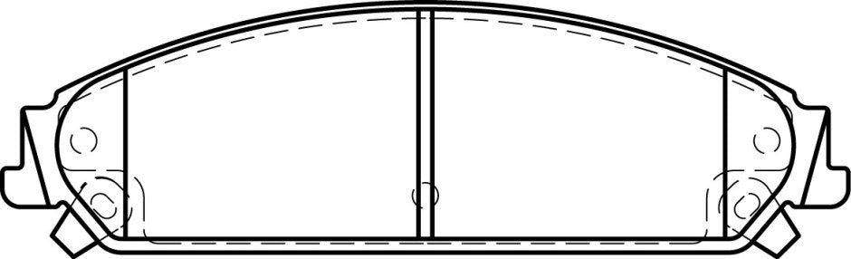 HMOE HD276 brake pad reference drawing from HMOE fitment sheet