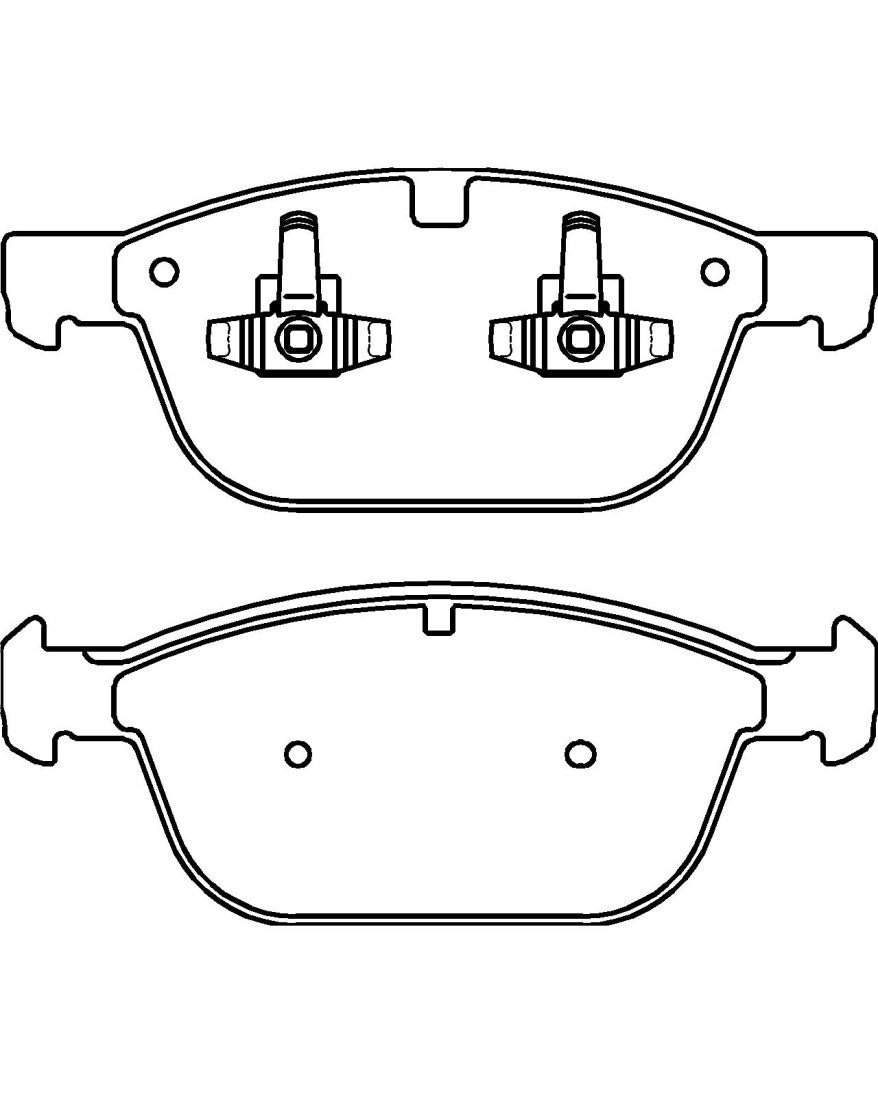 HMOE HD291 brake pad reference drawing from HMOE fitment sheet