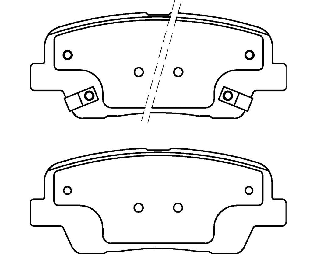 HMOE HD298 brake pad reference drawing from HMOE fitment sheet