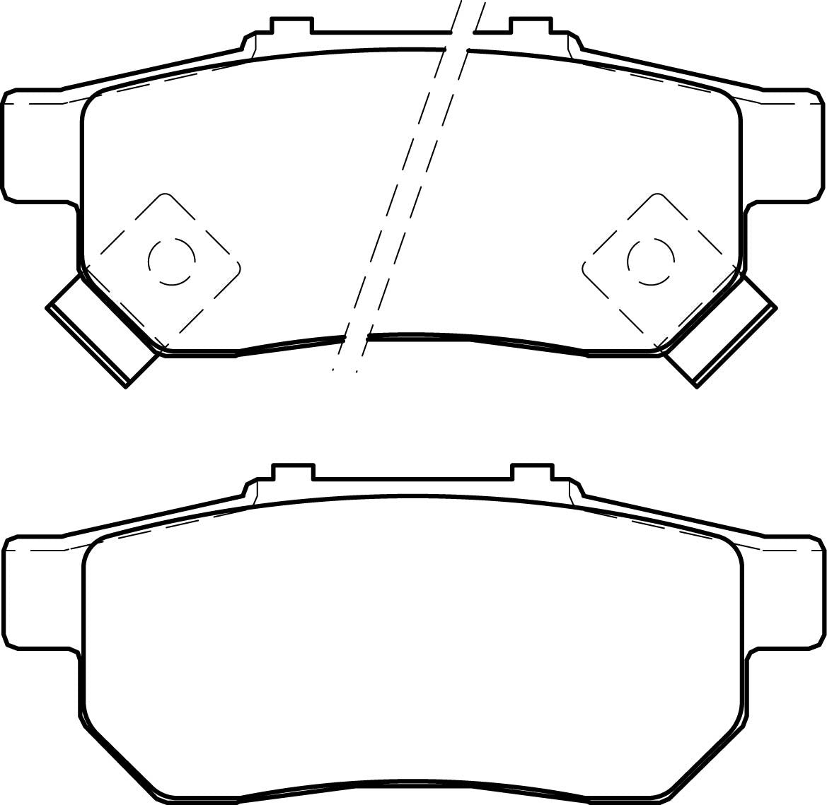 HMOE HD341 brake pad reference drawing from HMOE fitment sheet