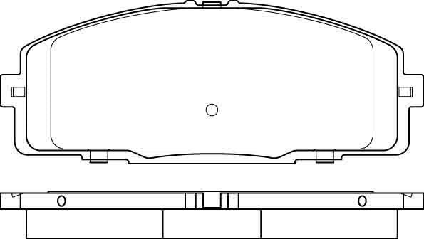 HMOE HD364 brake pad reference drawing from HMOE fitment sheet