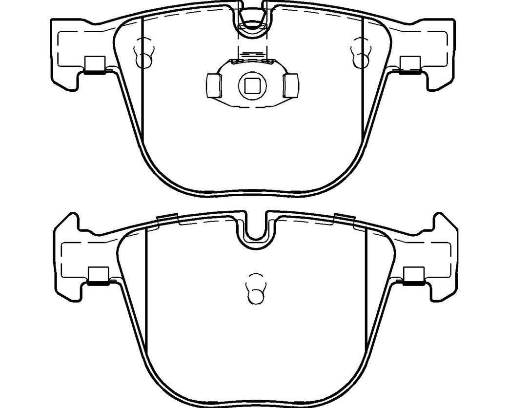 HMOE HD372 brake pad reference drawing from HMOE fitment sheet