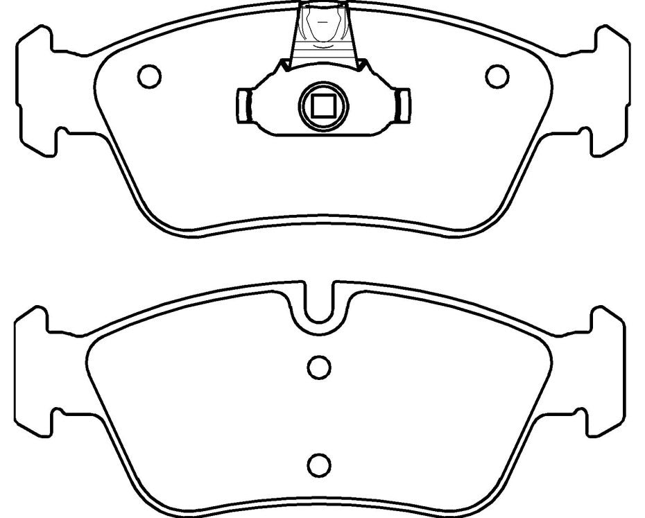 HMOE HD373 brake pad reference drawing from HMOE fitment sheet