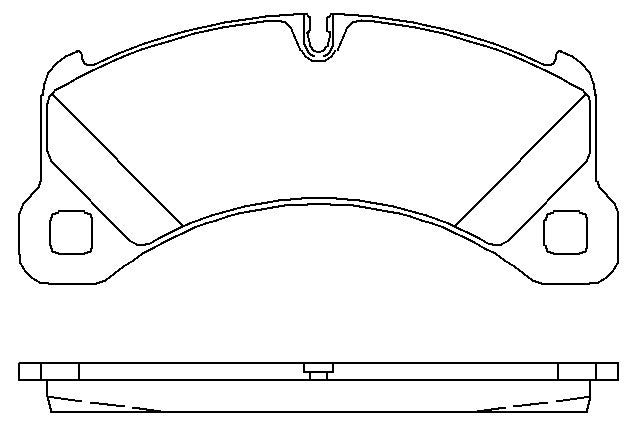 HMOE HD378 brake pad reference drawing from HMOE fitment sheet