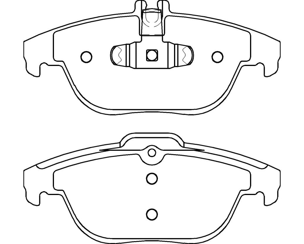 HMOE HD384 brake pad reference drawing from HMOE fitment sheet