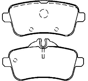 HMOE HD392 brake pad reference drawing from HMOE fitment sheet