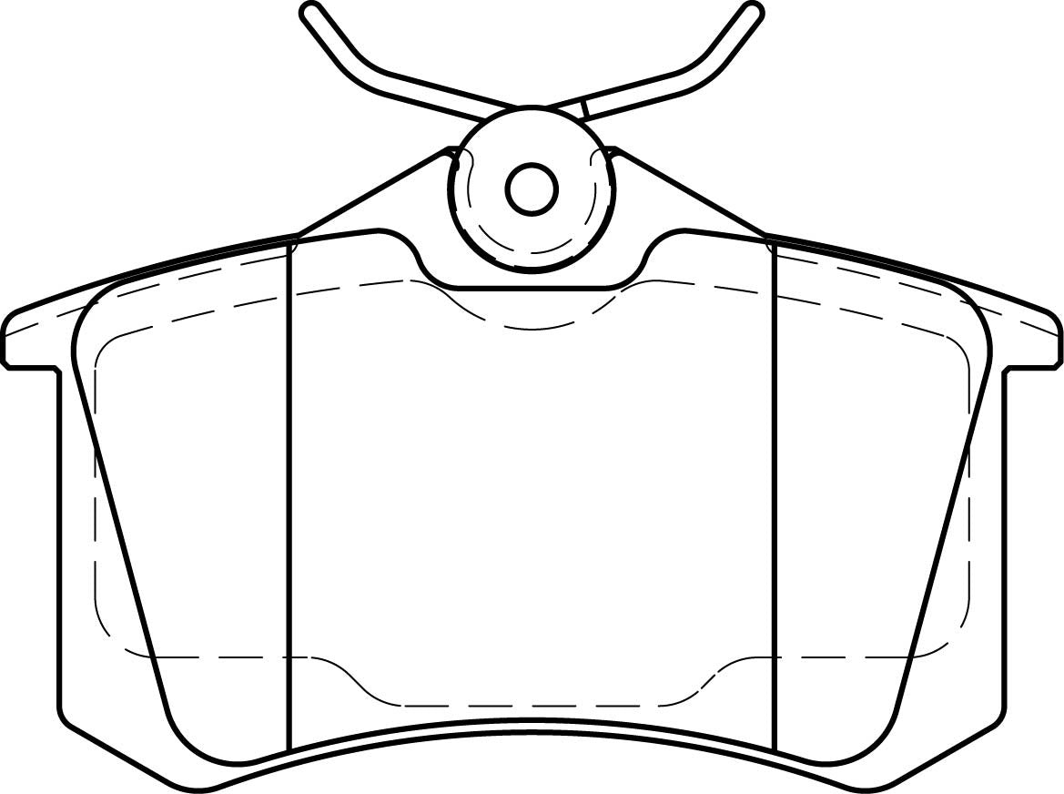 HMOE HD5010 brake pad reference drawing from HMOE fitment sheet