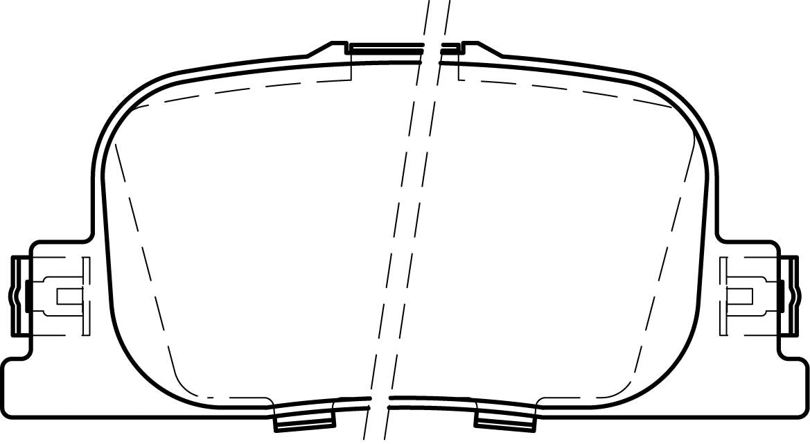 HMOE HD851/HD5018 brake pad reference drawing from HMOE fitment sheet