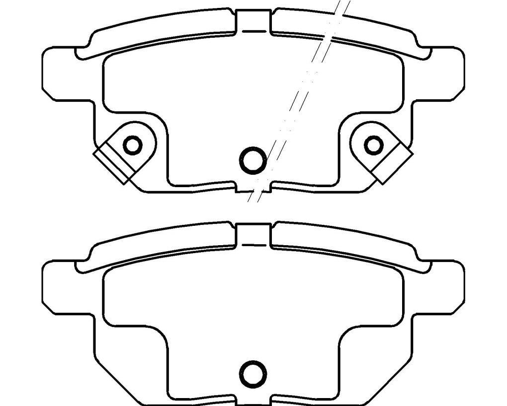 HMOE HD952 brake pad reference drawing from HMOE fitment sheet