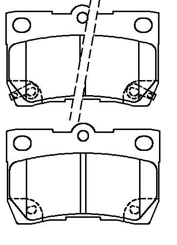 HMOE HD976 brake pad reference drawing from HMOE fitment sheet