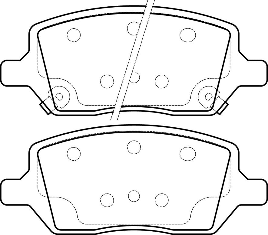 HMOE HD978 brake pad reference drawing from HMOE fitment sheet